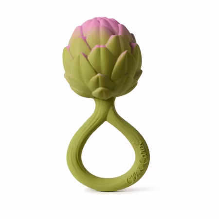 OLI & CAROL- Artichoke Rattle Toy
