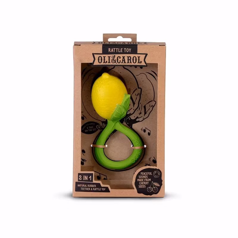 OLI & CAROL- Lemon Rattle Toy