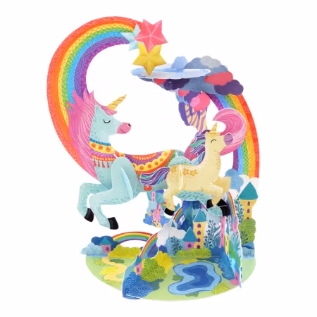 Santoro- Pendulum Card - Unicorn