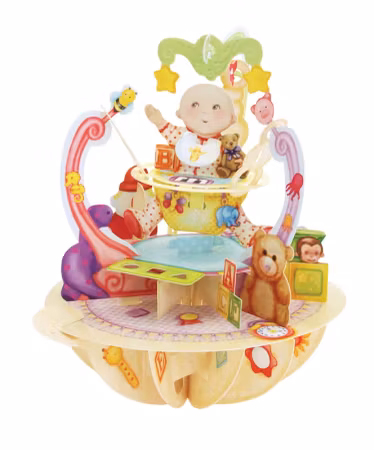 Santoro- Pirouettes Card - New Baby