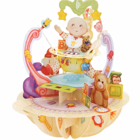 Santoro- Pirouettes Card - New Baby