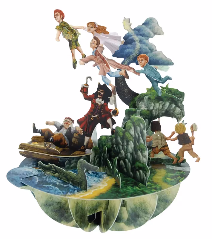 Santoro- Pirouettes Card - Peter Pan