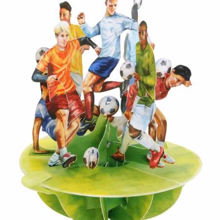 Santoro- Pirouettes Card - Soccer