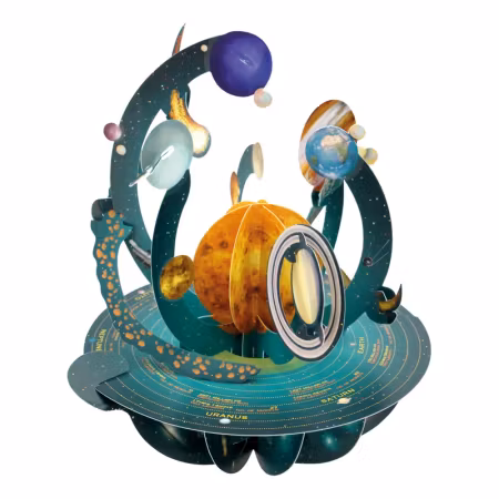Santoro- Pirouettes Card - Solar System