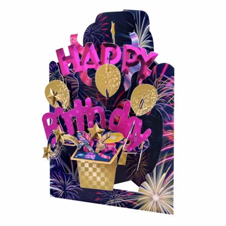 Santoro- Swing Cards - Happy Birthday