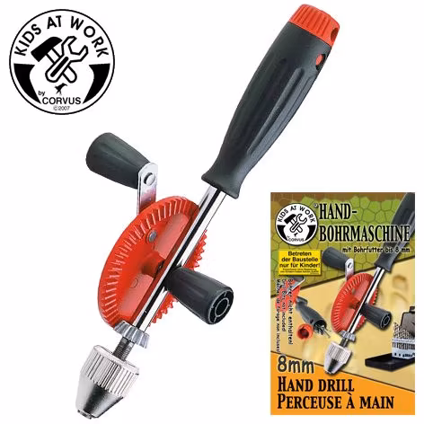 Corvus kids at work- Hand drill 8 mm RG handborr