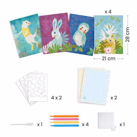Djeco- With Blotting Paper/ Pyssla.
