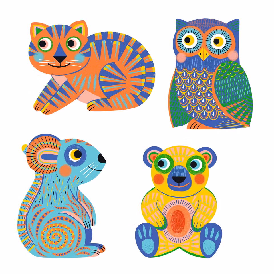 Djeco- Animalo-Ma/ pysselbok vatten.