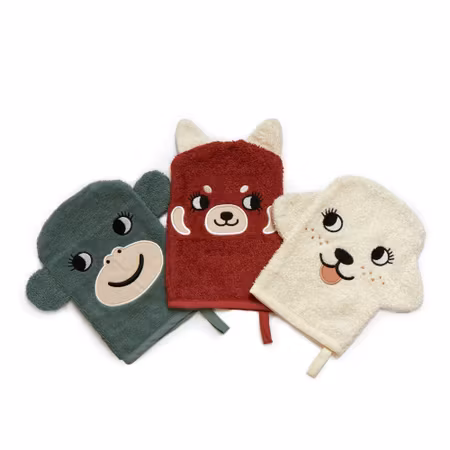 Roommate- 3-pack tvätt vantar