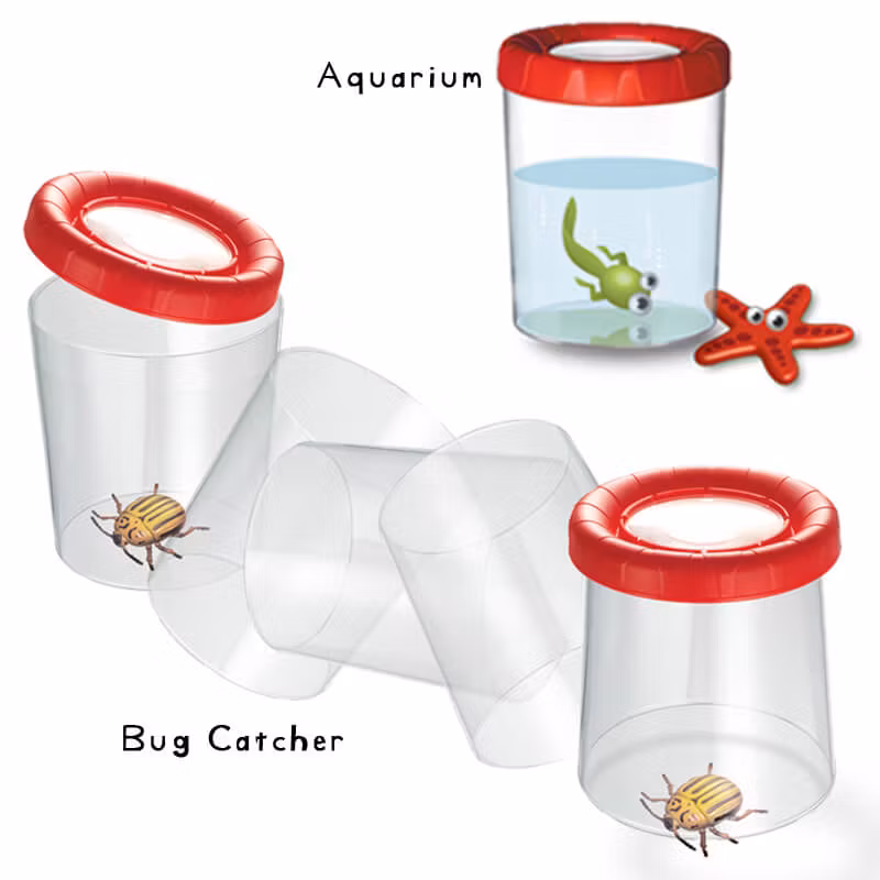 Navir- Mega Bug Viewer – reverse insektsburk med förstoringsglas