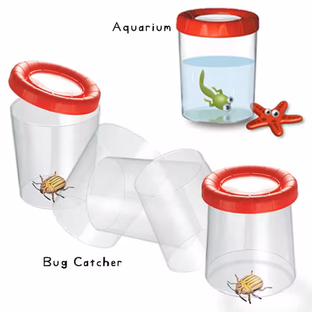 Navir- Mega Bug Viewer – reverse insektsburk med förstoringsglas