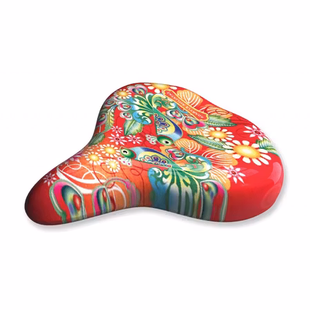 Liix Saddle Cover Catalina Estrada Collage Red sadelskydd
