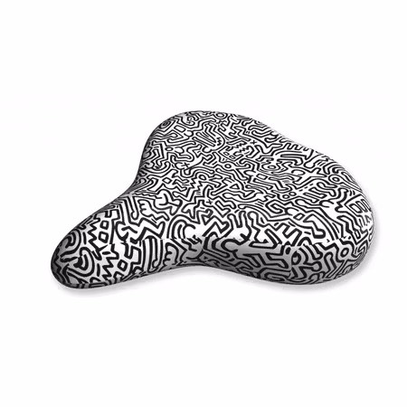 Liix Saddle Cover Keith Haring People sadelskydd