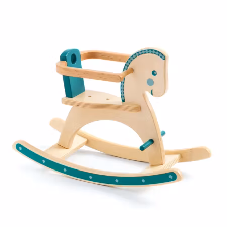 Djeco- Pomea Doll- Doll Rocking Horse/ docktillbehör