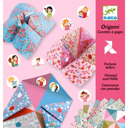 Djeco- Origami, fortune tellers - flowers/ pyssel o spel- Loppan.