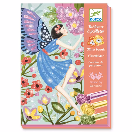 Djeco- The gentle life of Fairies / Rita, måla, färglägg glitter.