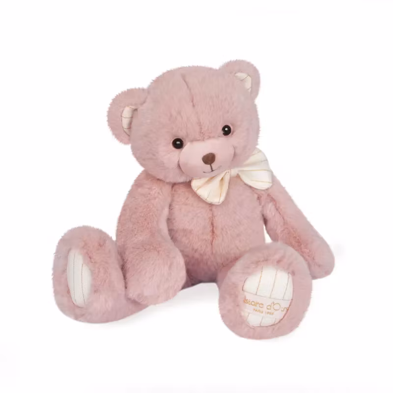 Doudou Et Compagnie- PREPPY CHIC - BEAR Pink 30 cm