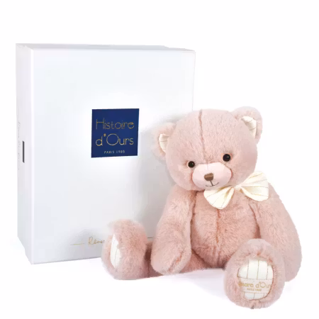 Doudou Et Compagnie- PREPPY CHIC - BEAR Pink 30 cm