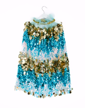P e l l i a n n i - Glitter cape aqua