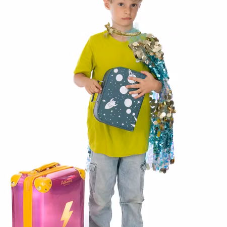 P e l l i a n n i - Glitter cape aqua