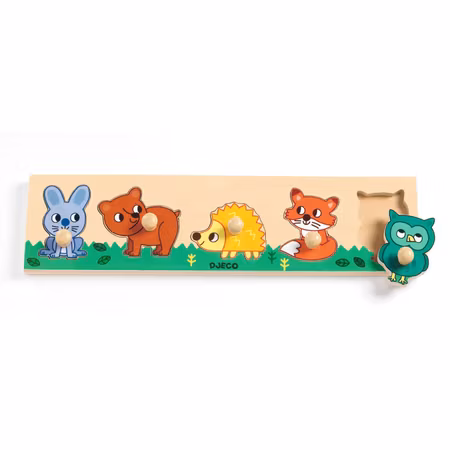 Djeco- Forest'n'co Puzzle, 5 pcs