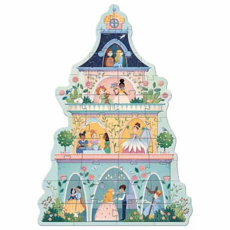 Djeco- The princess tower, 36 pcs