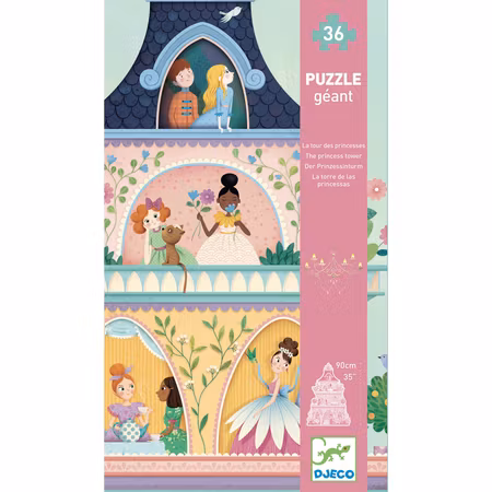 Djeco- The princess tower, 36 pcs