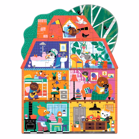 Djeco- The Little Buddies' House - 36 pcs - FSC MIX