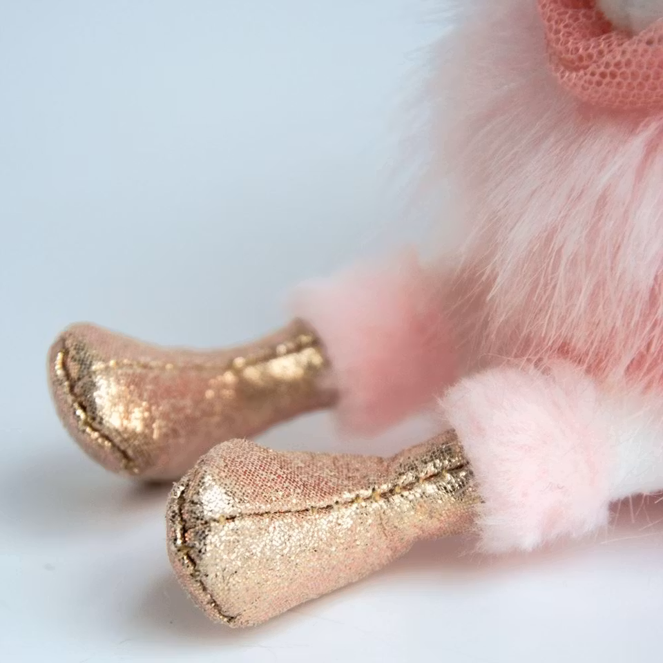 Doudou Et Compagnie- KEY RING PINK SWAN