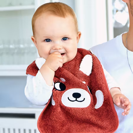 Roommate- Bib - RED PANDA, red