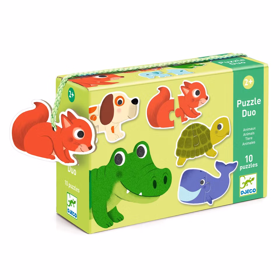 Djeco- Puzzle Duo Animals