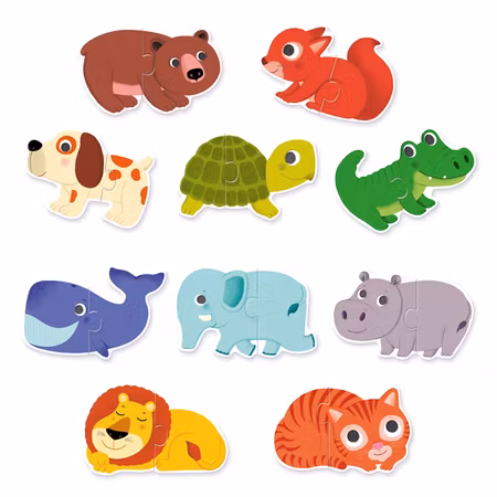 Djeco- Puzzle Duo Animals