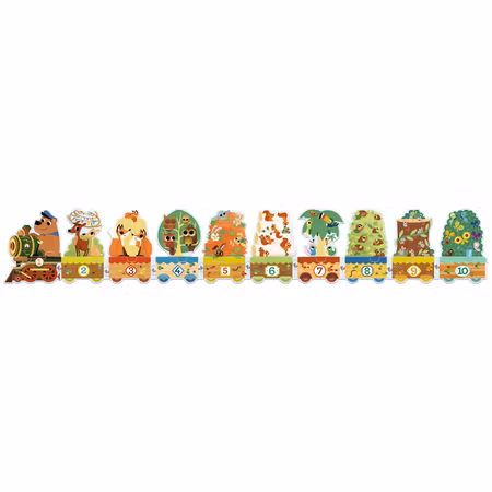 Djeco- Puzzle - I Count, 20 pcs