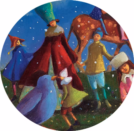 Djeco- Puzzle Gallery, Wonderful walk, 350 pcs