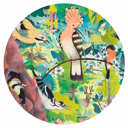 Djeco- Owls and birds 1000 pcs - FSC MIX