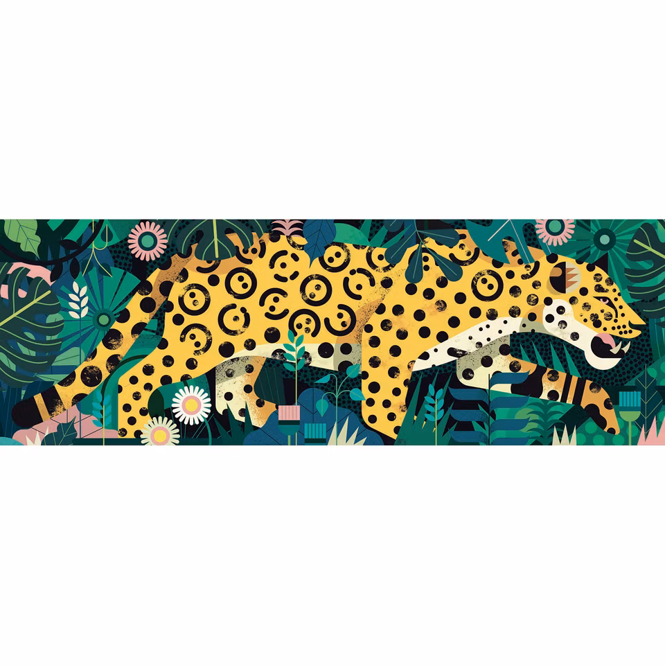 Djeco- Leopard 1000 pcs - FSC MIX