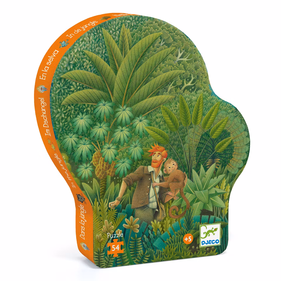 Djeco- In the Jungle, 54 pcs/ Pussel