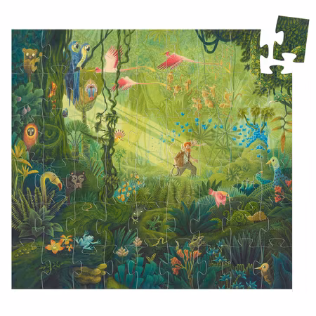 Djeco- In the Jungle, 54 pcs/ Pussel