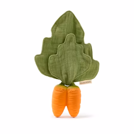 OLI & CAROL- Cathy the Carrot Mini Doudou-Teether