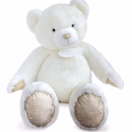 Doudou Et Compagnie- OURS COLLECTION 120 cm - Powder White