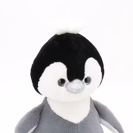 OrangeToys- Fluffy the Grey Penguin 22 cm