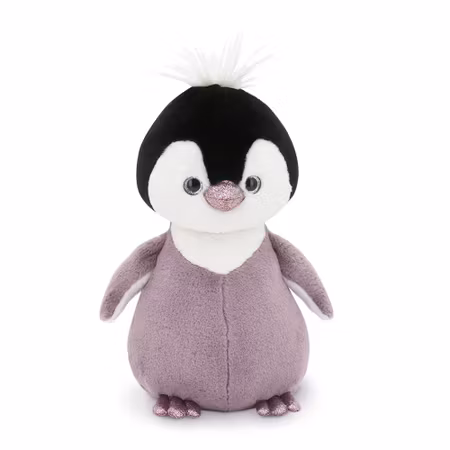 OrangeToys- Fluffy the Lilac Penguin 22 cm