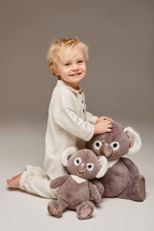OrangeToys- Fluffy the Grey Koala 22 cm