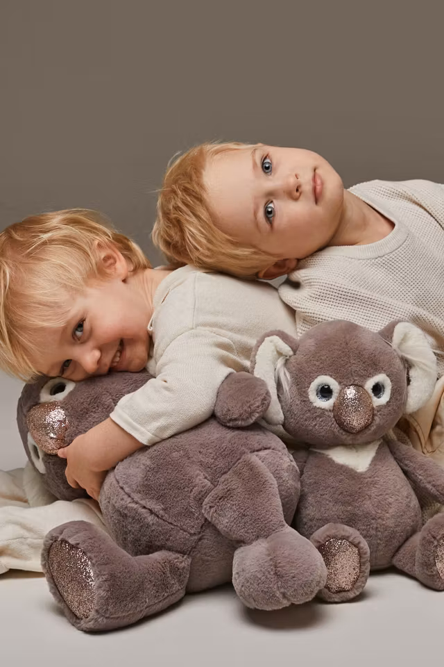 OrangeToys- Fluffy the Grey Koala 22 cm