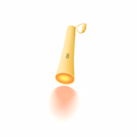 Lalarma- Flashlight - Dimmable and Color Changing Function - Yellow