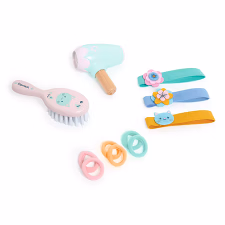 Djeco- Doll Hairdressing Set - FSC 100%/ docktillbehör