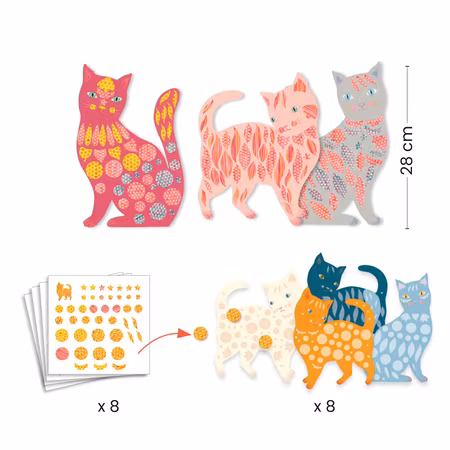 Djeco- Elodie's Cute Cats - FSC MIX