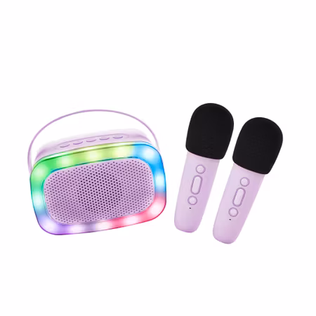 Lalarma- Lalarma Karaoke with lights and 2 microphone - Purple