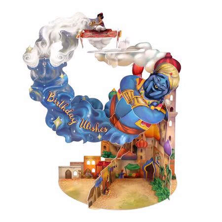 Santoro- Pendulum Card - Genie Birthday Wishes