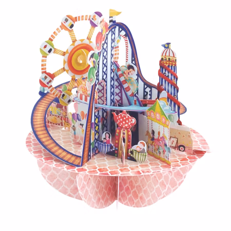 Santoro- Pirouettes Card - Fairground